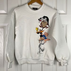 Garment Graphics vintage 1993 Warner Bros Looney Tunes  sweatshirt, kids L/XL